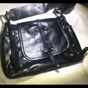DKNY Purse w/ Metal Detail & Shoulder Strap